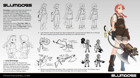 Slumdogs (2023) - Character Design